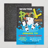 Polar Beer Winter Pool Party Plunge Kaart (Voorkant / Achterkant)