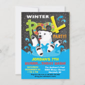 Polar Beer Winter Pool Party Plunge Kaart (Voorkant)