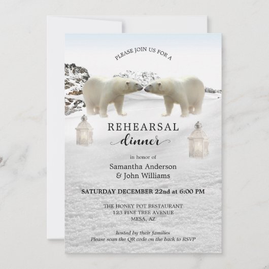 Polar Beer Winter Weddenschap Kaart (Voorkant)