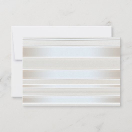 Polar Beer Winter Wedding RSVP-kaart Kaart (Achterkant)