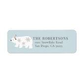 Polar Beer Winter Wonderland Blue Etiket (Voorkant)