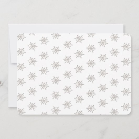 Polar Beer Winter Wonderland Pink Birthday Kaart (Achterkant)