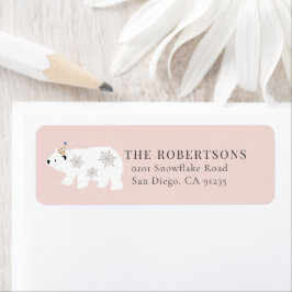 Polar Beer Winter Wonderland Roze label