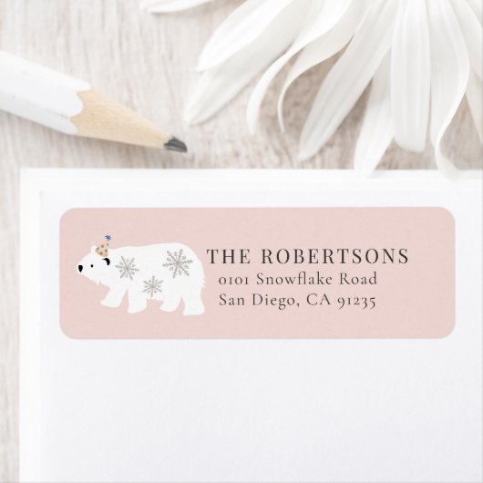 Polar Beer Winter Wonderland Roze label (Insitu)