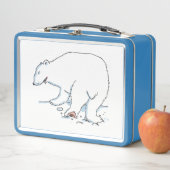 Polar Beer wit en lichtblauw lunchbox (In situ)