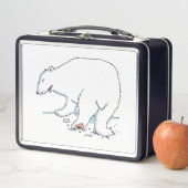 Polar Beer witte en zwarte lunchbox (In situ)