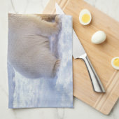 Polar beer zeug met welp, pack theedoek (Quarter Fold)