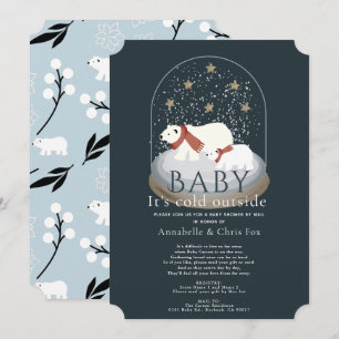 Polar Beer zijn Cold Navy Baby shower per post Kaart