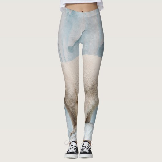 Polar Beer: Zoo Habitat Glimpse Leggings (Voorkant)