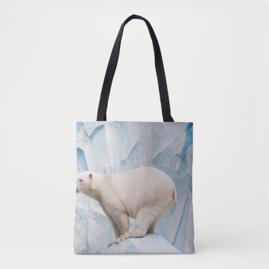 Polar Beer: Zoo Habitat Glimpse Tote Bag (Voorkant)