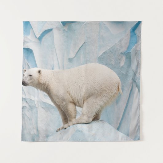Polar Beer: Zoo Habitat Glimpse Wandkleed (Voorkant)
