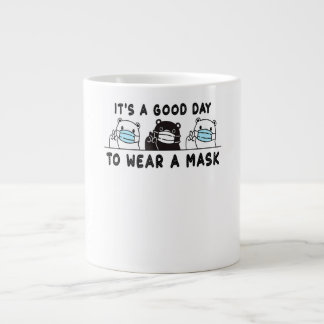 Polar Beer Zwart Beer Dragen Gezichtsmasker Leuk G Grote Koffiekop