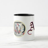 Polar Bejar Monogram 'A' Classic Mok, 11 oz Mok (Midden)