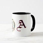 Polar Bejar Monogram 'A' Classic Mok, 11 oz Mok (Voorkant rechts)