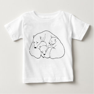 Polar Beren Baby Shirt Polar Beer Cubs T-shirt