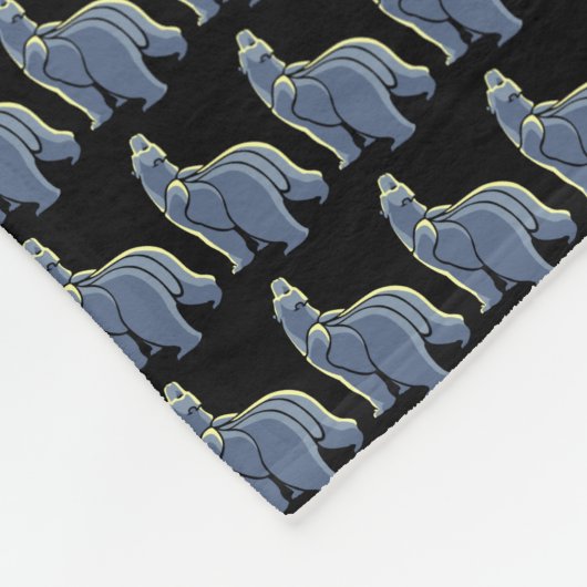 Polar Beren Blanket Beer Art Fleece Blankets (Hoek)