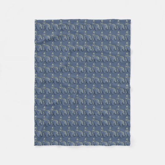 Polar Beren Blanket Beer Art Fleece Blankets Deken (Voorkant)