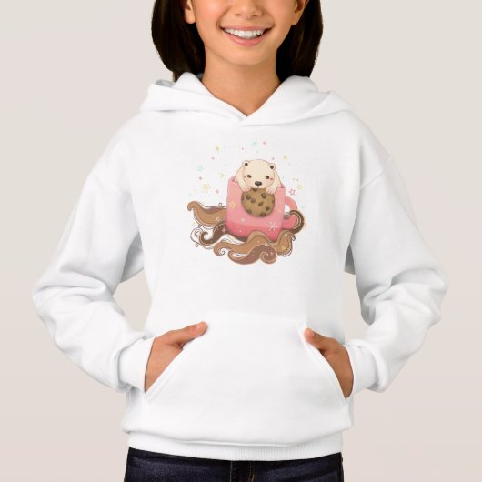 Polar Beren Cookie & Coffee Break Illustratie (Voorkant)