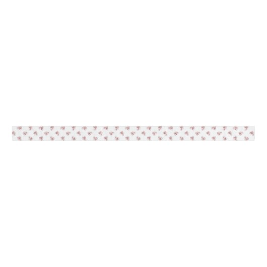 Polar Beren en Candy Canes Grosgrain Lint (Voorkant)