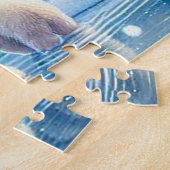 Polar Beren en Snowy Winter Scene Schilderen Legpuzzel (Zijkant)