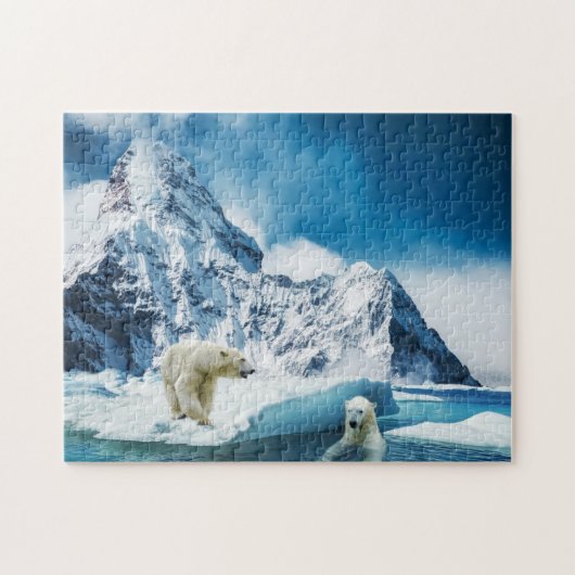 Polar Beren Game Puzzle Legpuzzel (Horizontaal)