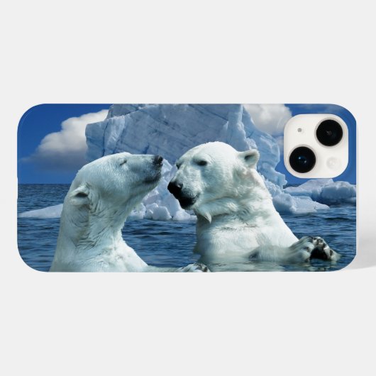 POLAR BEREN Hoesje-Mate iPhone 14 Case-Mate iPhone Case (Achterkant (horizontaal))