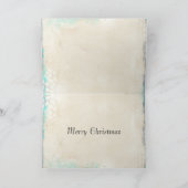 Polar Beren in Sjaals Christmas Kaart (Binnen)