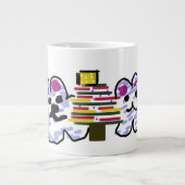 Polar beren kerst grote koffiekop (Voorkant)