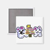 Polar beren kerst magneet (Voorkant / Achterkant)