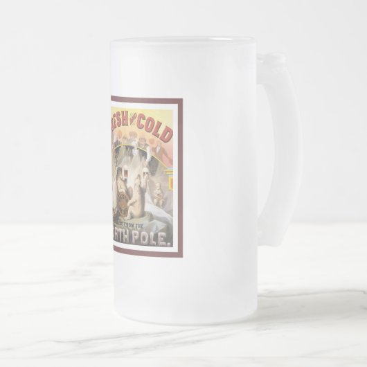 Polar Beren Lager Matglas Bierpul (Voorkant rechts)