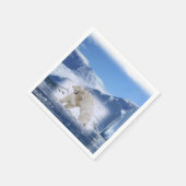 Polar Beren papieren servetten (Hoek)