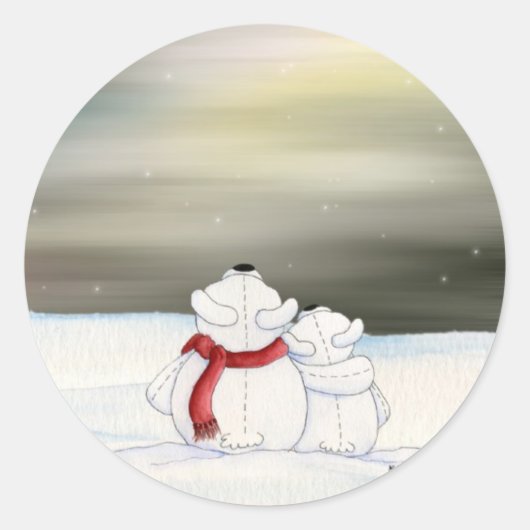 Polar Beren Sticker (Voorkant)