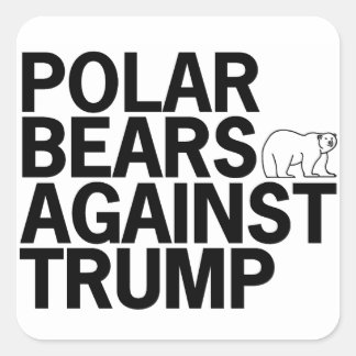 Polar Beren tegen Trump Stickers (20)