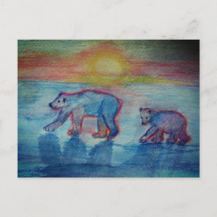 Polar Beren Tekening Briefkaart