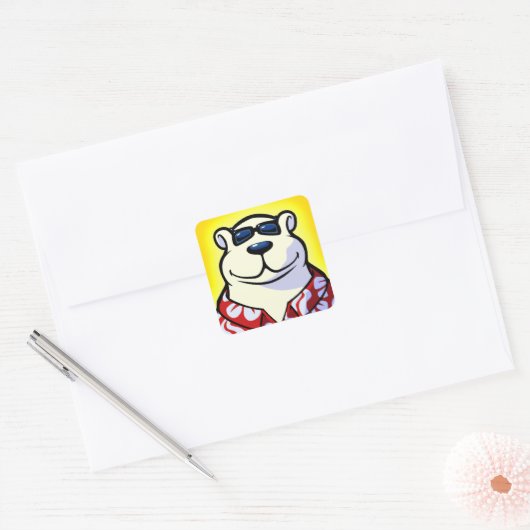 Polar Bowler Icon Sticker (Envelop)