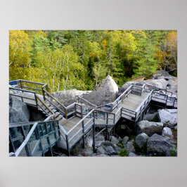 Polar Caves Walkway, Plymouth, New Hampshire Poster