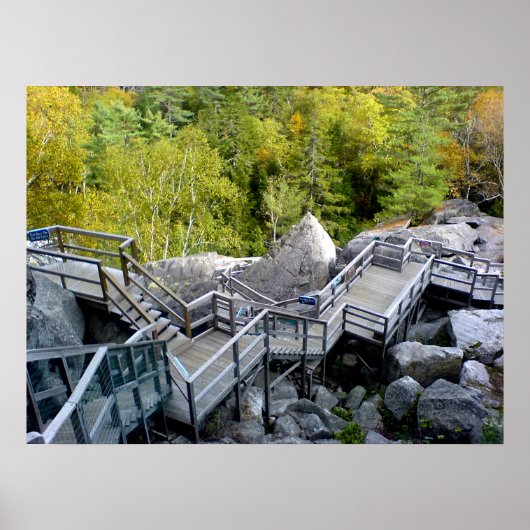 Polar Caves Walkway, Plymouth, New Hampshire Poster (Voorkant)