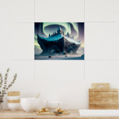 Polar Citadel gebouwd op buitenaardse structuur Poster (Keuken)