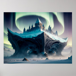 Polar Citadel gebouwd op buitenaardse structuur Poster
