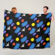 Polar cover Jimette Design white blue yellow red