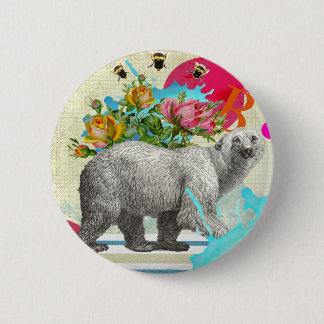 "Polar Dance 2" badge Ronde Button 5,7 Cm