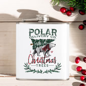 Polar Delivery Co. Fresh Cut-kerstbomen Heupfles