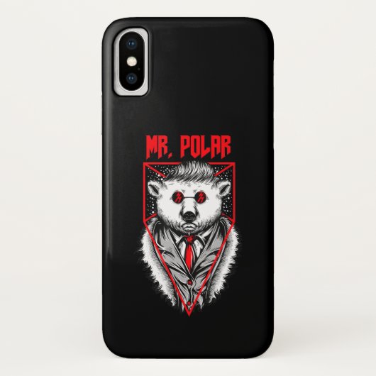 Polar Design A Funny Polar Beer Dierenvriend Case-Mate iPhone Case (Achterkant)