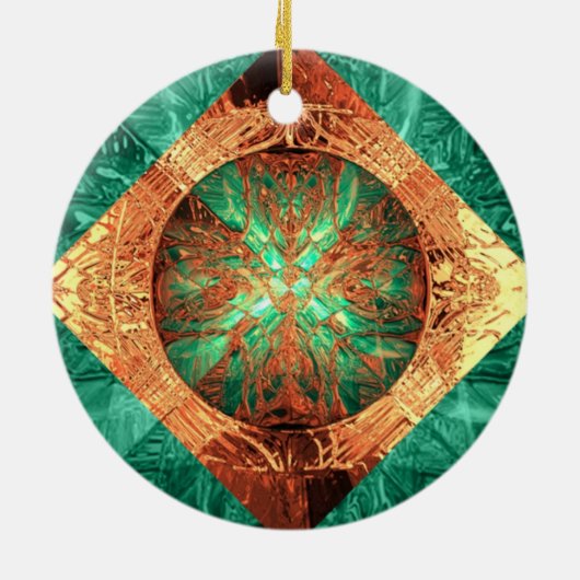 Polar Design I Keramisch Ornament (Achterkant)
