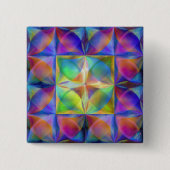 Polar Design II Vierkante Button 5,1 Cm (Voorkant)