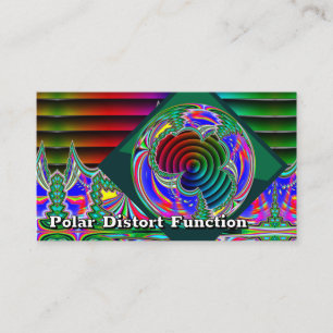Polar Distort Function (u kunt de woorden wijzigen Visitekaartje