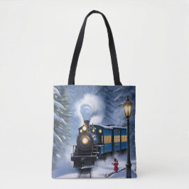 Polar Express Canvas tas | Feestelijk accessoire
