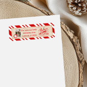 Polar Express Christmas Ticket Adress Etiket