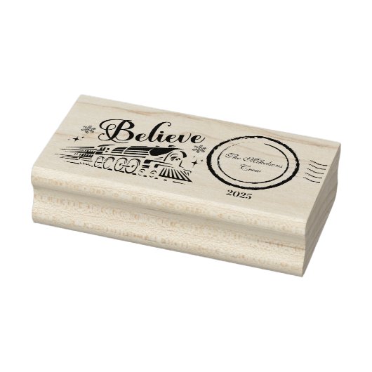 Polar Express Christmas Ticket Rubberstempel (Stempel)