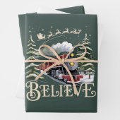 Polar Express Kerstcadeau Geloof Kerstmis Winter Inpakpapier Vel (In situ)